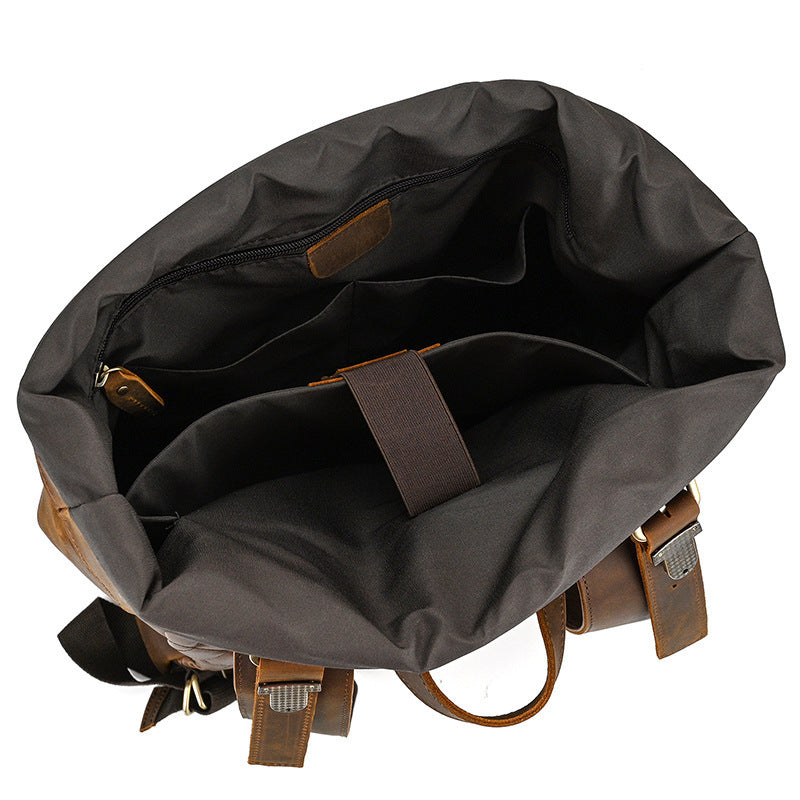 Crazy Horse Leather Backpack-Padstow