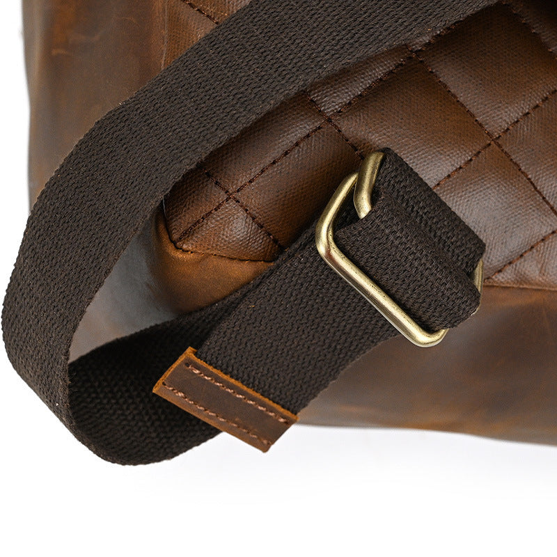 Crazy Horse Leather Backpack-Padstow