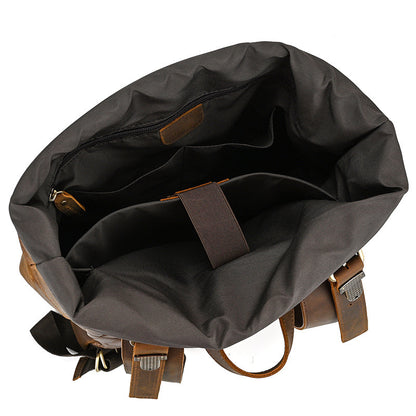 Crazy Horse Leather Backpack-Padstow